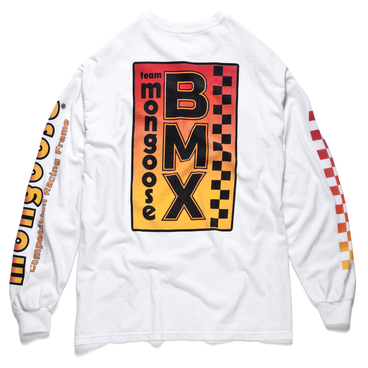Team Mongoose BMX Long Sleeve - White – Our Legends Authentic